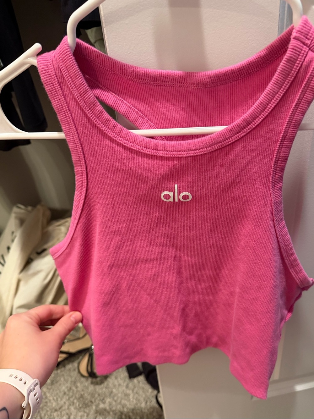 Alo pink inspire tank